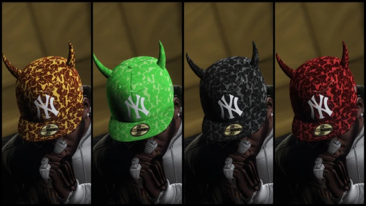 Кепка NY Devil Bape Camo