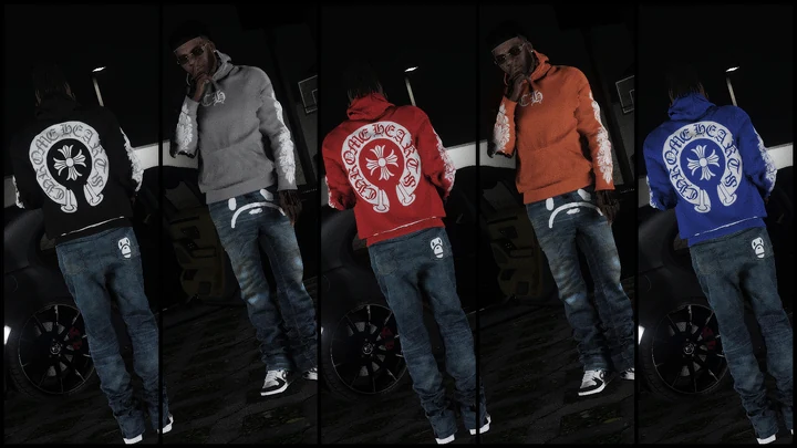 Худи Chrome Hearts, часть 2, для Franklin