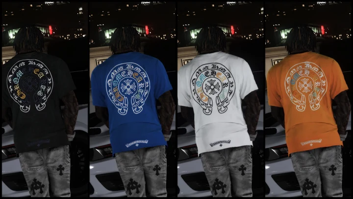 Набор свободных рубашек Chrome Hearts