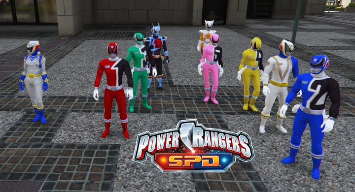 Power Rangers SPD [Add-On Ped]