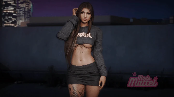 Укороченная футболка Baby Girl для MP Female