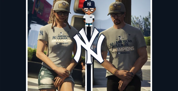 Набор футболок и кепок New York Yankees ALCS для MP Male и Female