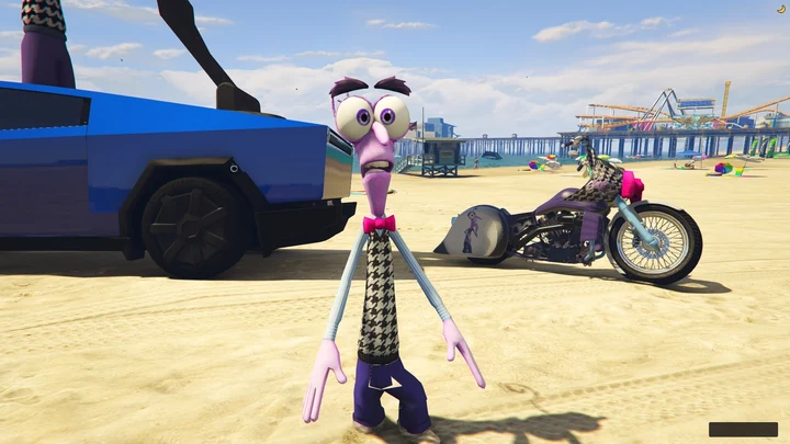 Страх из Inside Out 2 [Add-On Ped]