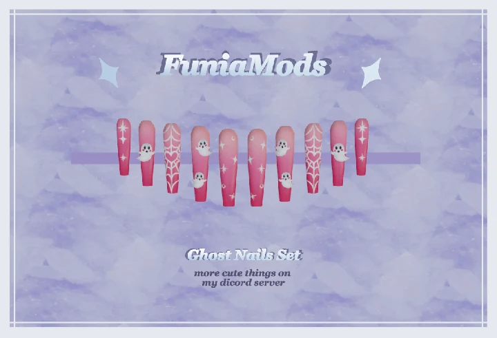 Набор ногтей Ghost для MP Female