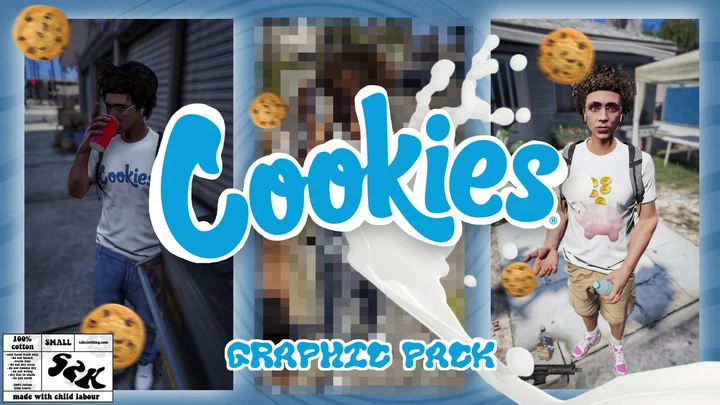Набор футболок Cookies с принтами для MP Male