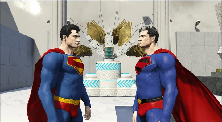 Классическая и Kingdom Come текстуры для Superman Rebirth DCU