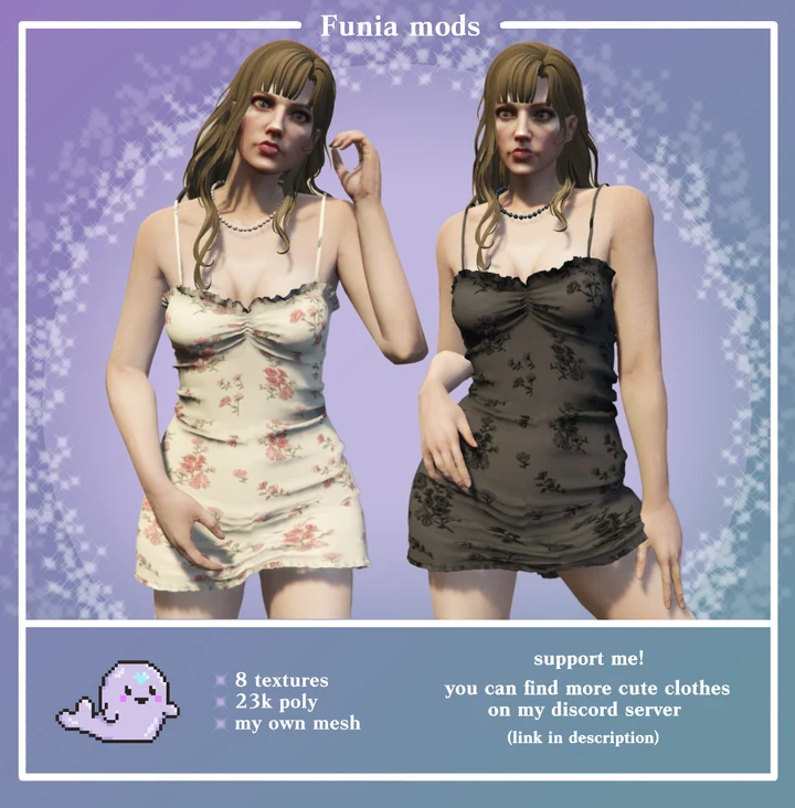Платье с цветочным узором для MP Female