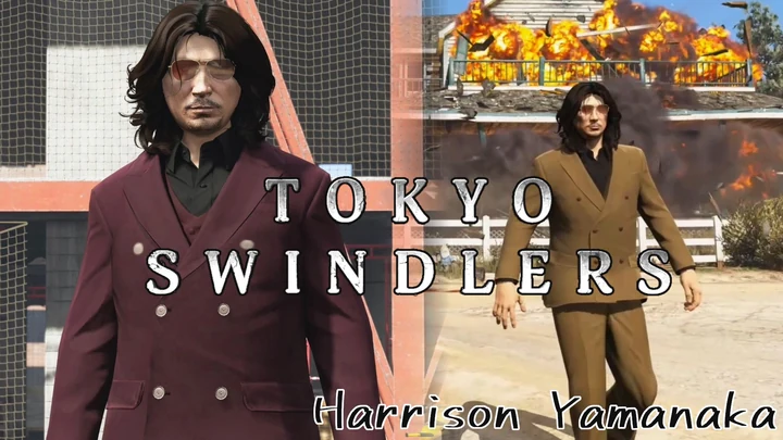 Двубортный костюм Харрисона Яманаки из Tokyo Swindlers для MP Male [Replace]