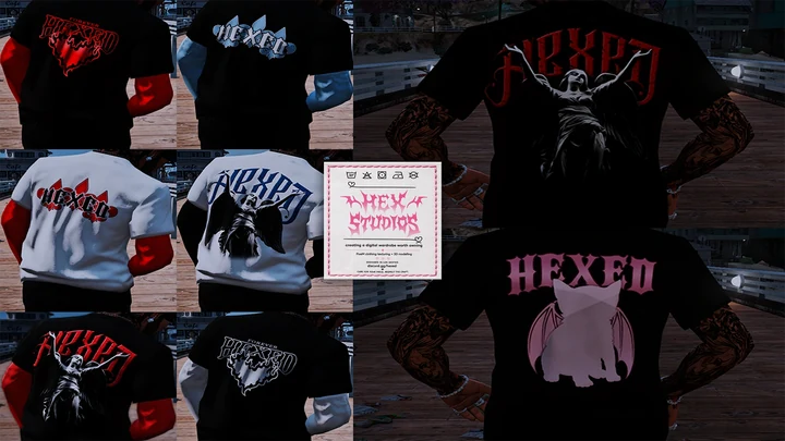 Набор графических футболок Hexed: часть 2