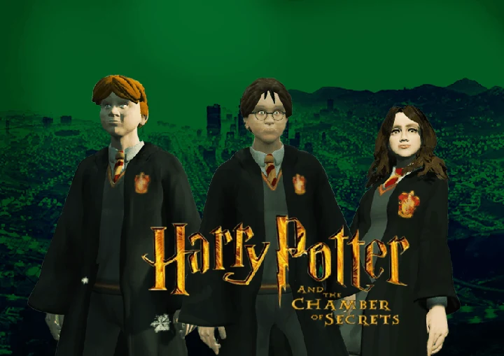 Главные герои второго курса из Harry Potter [Add-On Ped]