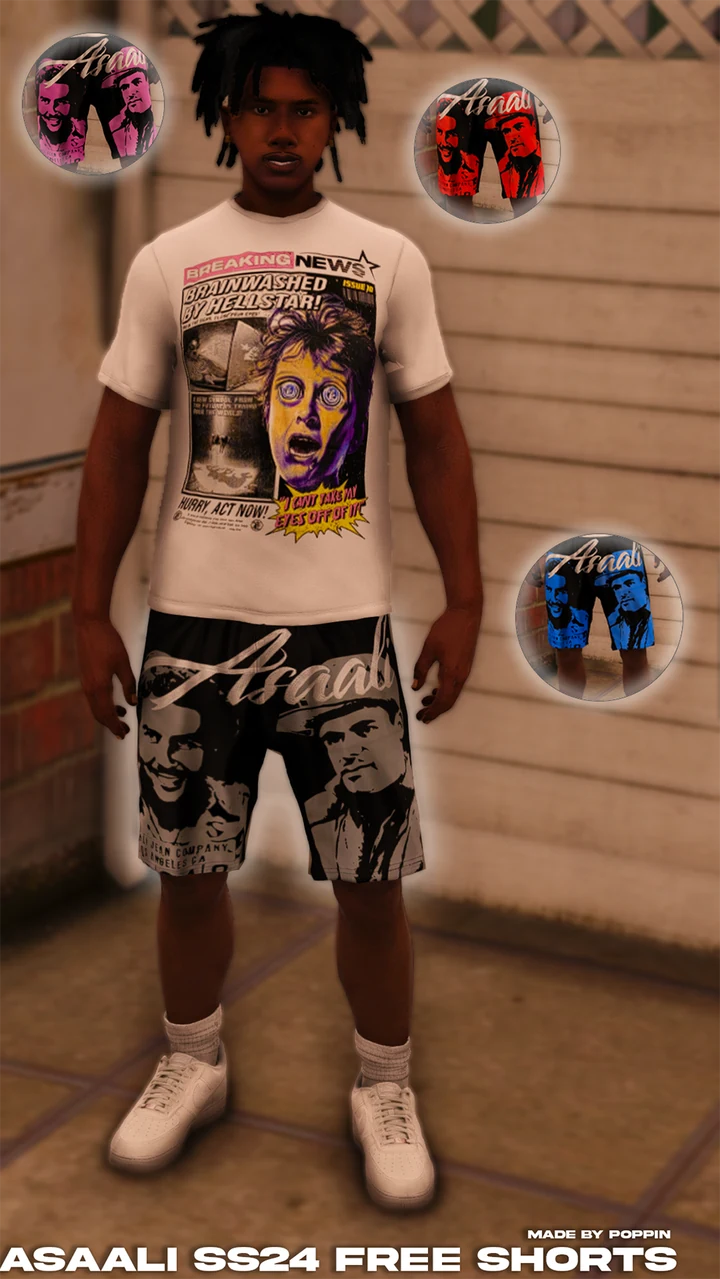 Шорты ASAALI SS24 Cartel для MP Male