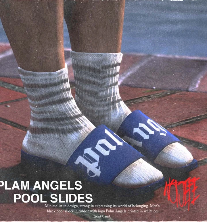 Шлепанцы Palm Angels Pool для MP Male