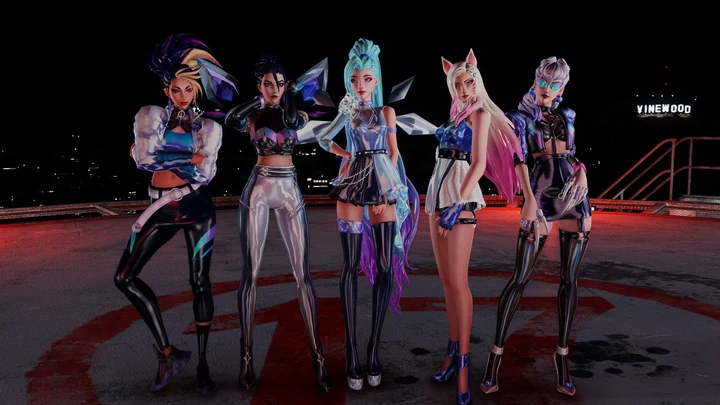 K/DA ALL OUT из League of Legends [Add-On Ped]