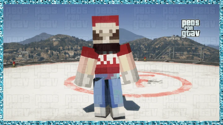 Mario Minecraft [Add-On Ped]