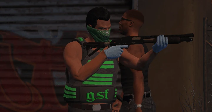 Одежда Grove Street Families [SP / FiveM]
