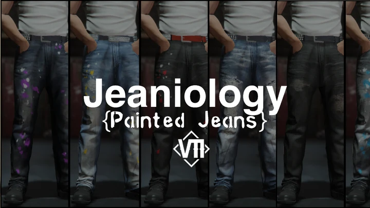 Jeaniology: раскрашенные джинсы