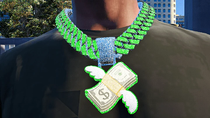 Цепь Money Emoji [Одиночная игра | FiveM]