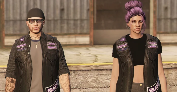 Байкерские жилеты SDMC для MP Male/Female [EUP / FiveM]