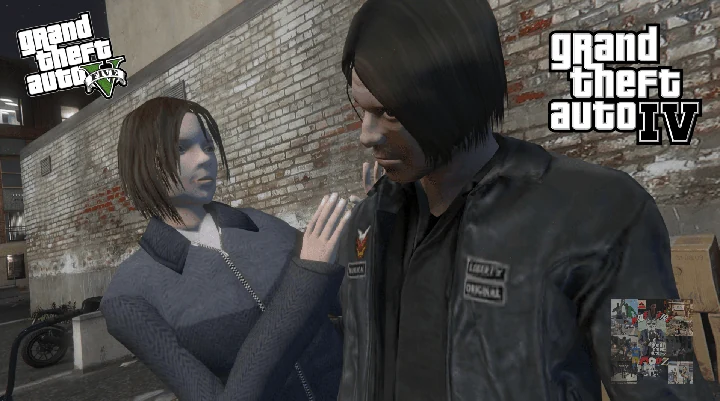 Анна из GTA IV, дочь Фаустина [Add-On Ped]