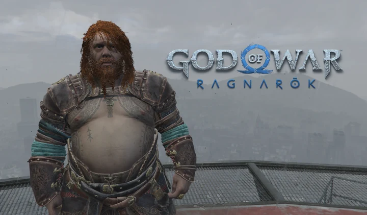 Тор из God of War: Ragnarok [Add-On Ped]