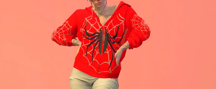 Куртка Spider для женского персонажа MP