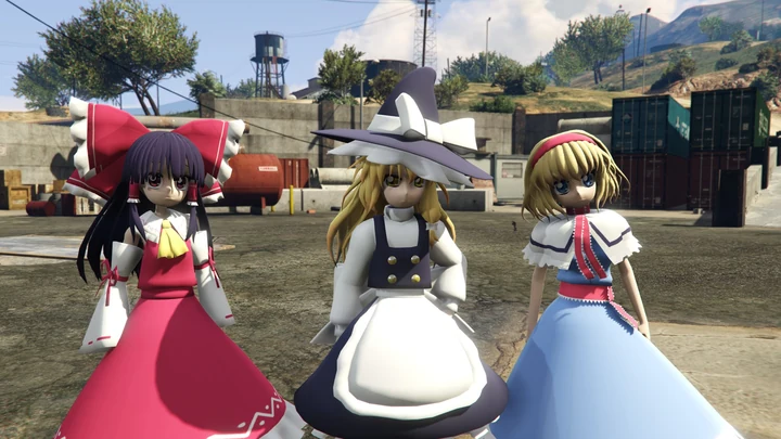 Набор персонажей Touhou Project