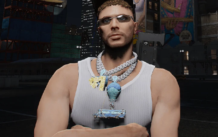 Цепь с боевым автобусом Fortnite