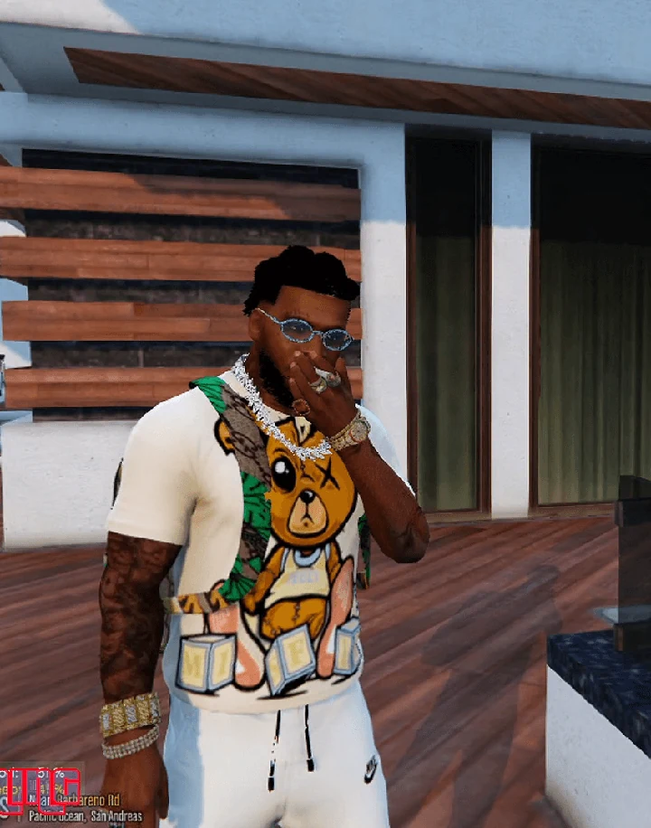 Футболка Yeezy Bear для Франклина