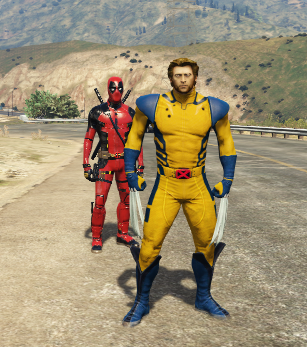 Ретекстур костюма Росомахи из Deadpool 3 [Add-On]