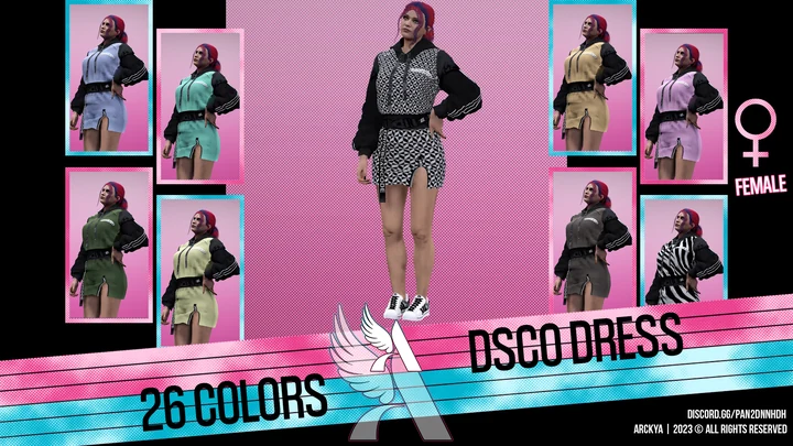Текстуры платья DSCO для MP Female