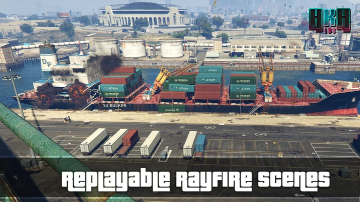 Повторное воспроизведение сцен Rayfire