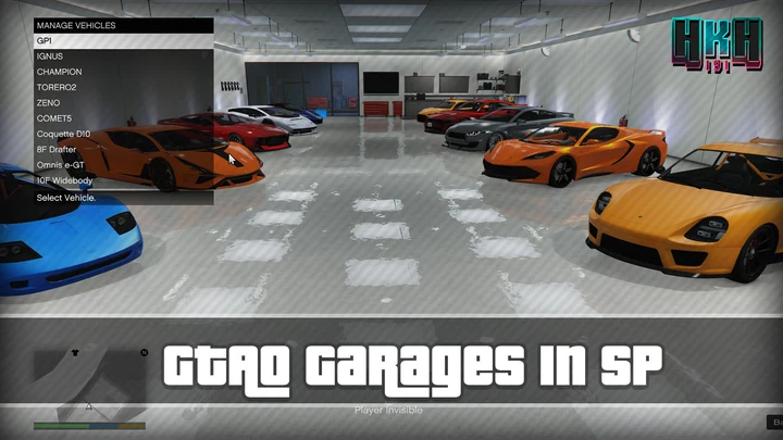 Гаражи GTA Online в одиночной игре