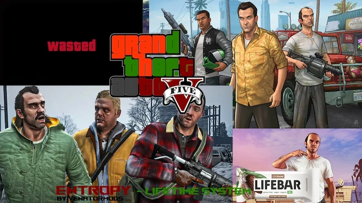 GTA V Entropy - система запаса жизни для сюжета