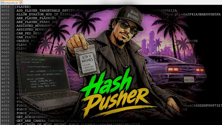 Hash Pusher - запуск native-команд