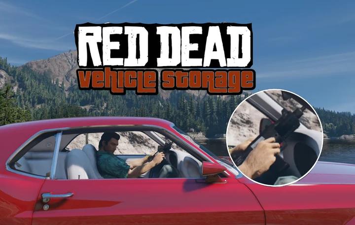 Хранение оружия в транспорте в стиле Red Dead