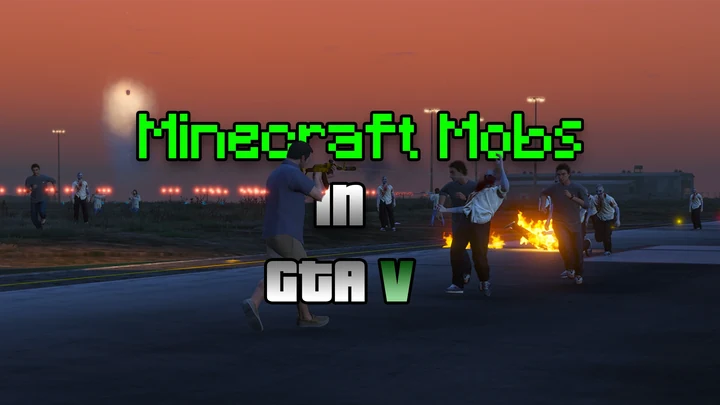 Мобы Minecraft в GTA V