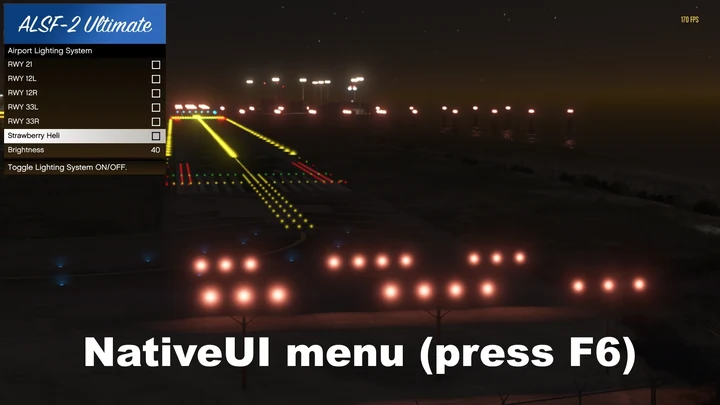 Последовательные огни приближения ALSF-2 [Menyoo | YMAP | NativeUI]
