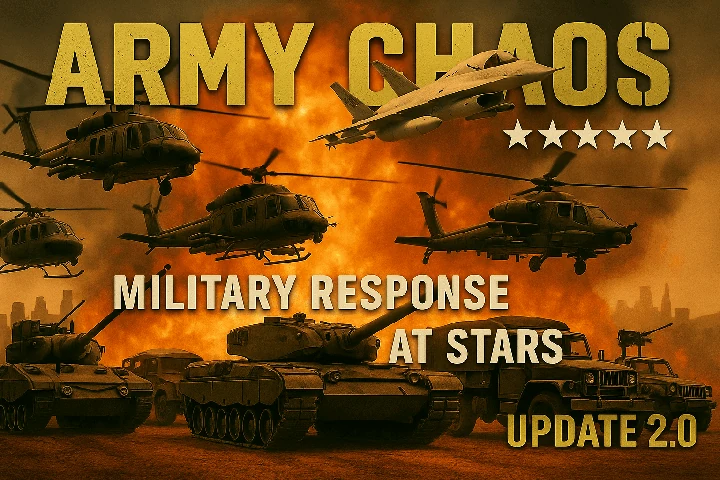 Army Chaos - военный ответ при пяти звездах розыска [Только Enhanced]
