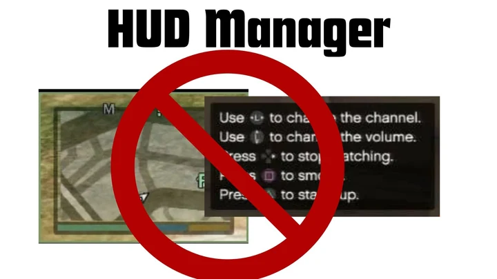 Менеджер HUD [Скрытие подсказок]