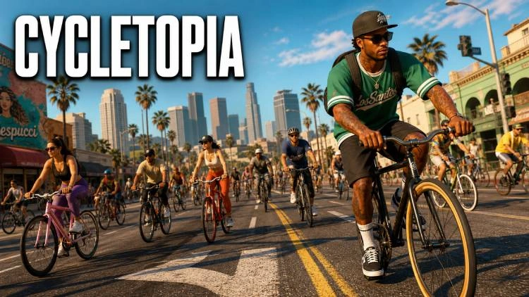 Cycletopia: замена машин велосипедами