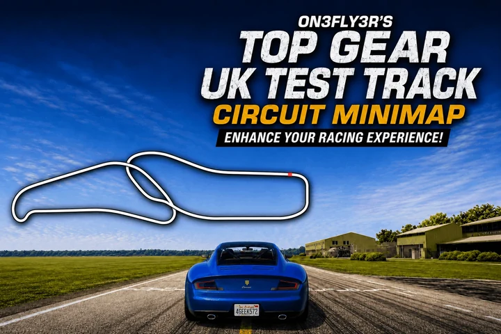 Мини-карта трассы Top Gear UK от ON3FLY3R