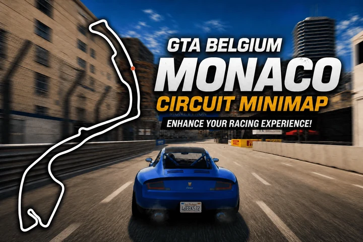 Мини-карта Гран-при Монако от GTA Belgium