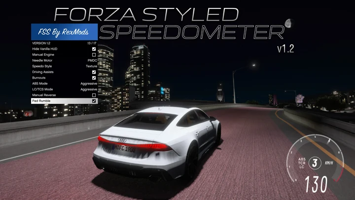 Спидометр в стиле Forza
