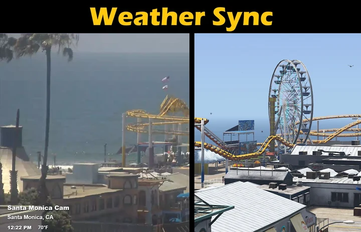 Weather Sync: реальная погода и время