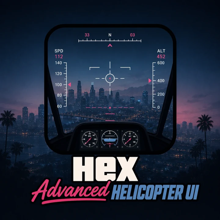 Расширенный интерфейс вертолета Hex