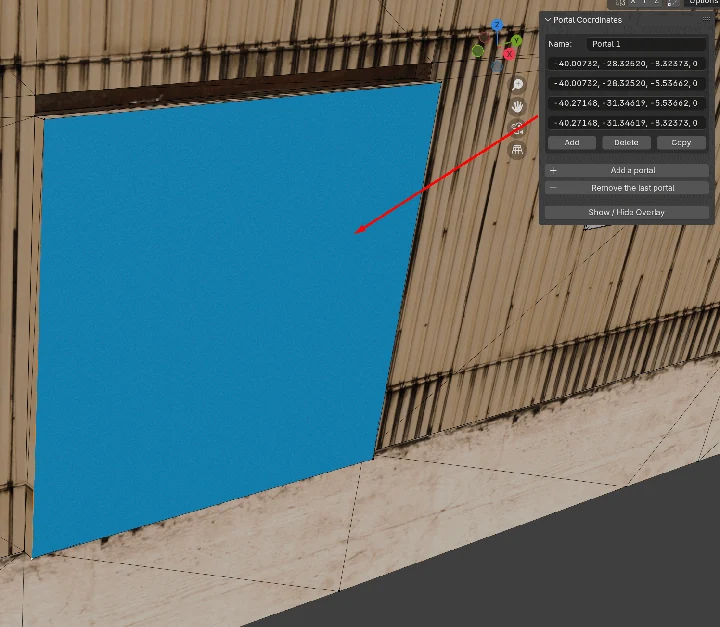 Аддон координат порталов для Blender и CodeWalker