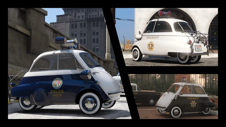 BMW Isetta 300 1957 для LSPD, LSSD и BCSO