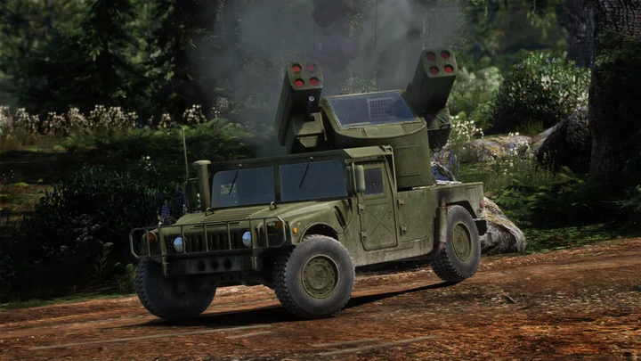 M1097 Avenger Humvee [Add-On | LOD]