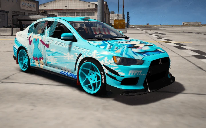 Mitsubishi Lancer Evolution X Koi Chan