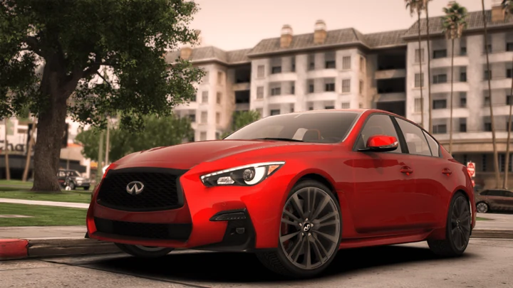 Infiniti Q50 Red Sport 400 2023 [Add-On]